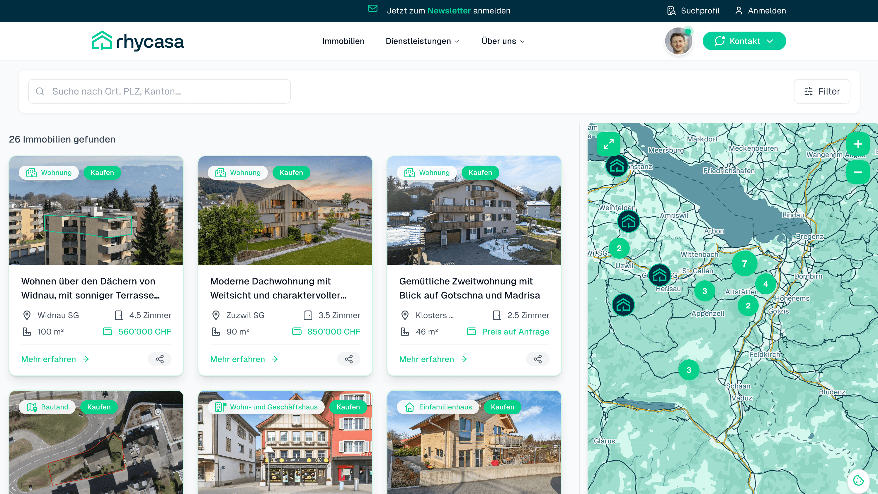 Rhycasa — live site